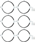 uxcell 6 Pcs Adjustable Pipe Bracket Clamp by uxcell