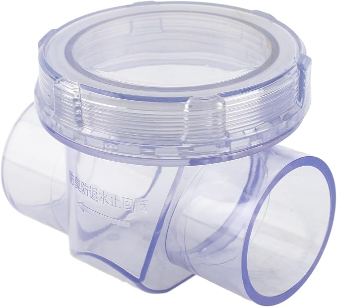 Pvc Inline Check Valve Toilet Backflow Prevention One Way Non Valve - Image 7