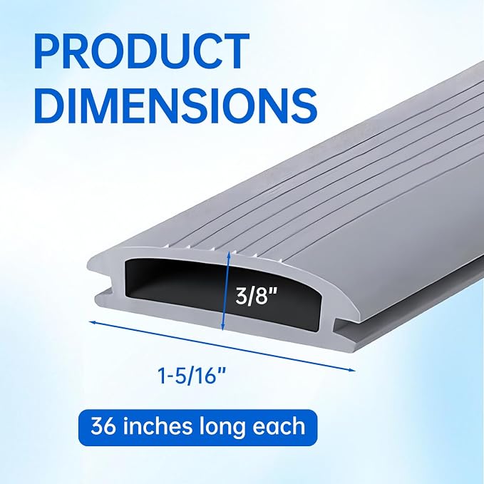 2 Pcs 36 Inch Vinyl Replacement Insert - Image 2