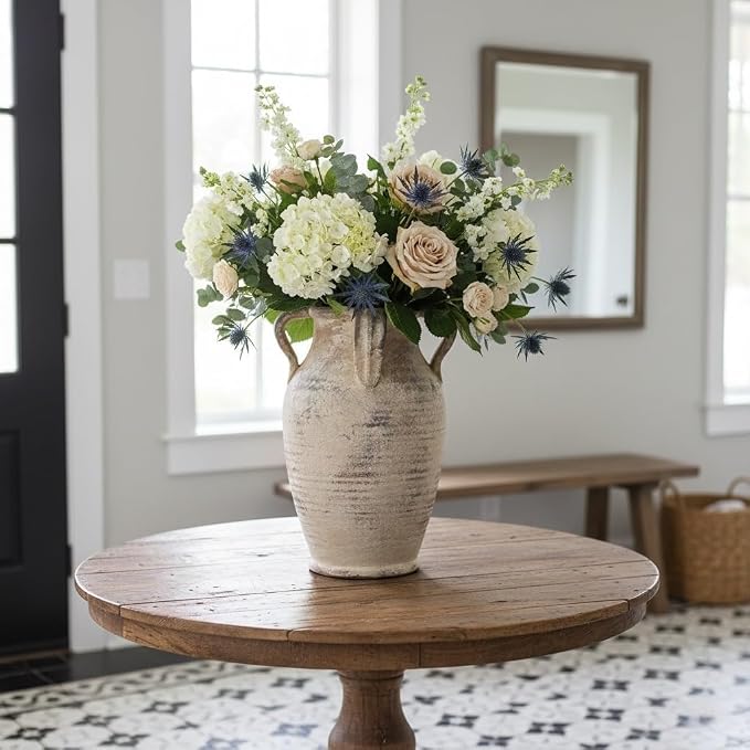 Emotionally Grounded Vase, Vaseking Large Ceramic Rustic Vase - Image 9
