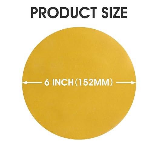 100 PCS 6 Inch PSA Sanding Discs 320 Grit Sticky-Back Sandpaper | Adhesive - Image 3