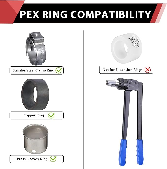 EFIELD Pex 1/2 Inch x 1/2 Inch Female NPT Drop-Ear Elbow | PEX Brass Crimp - Image 5
