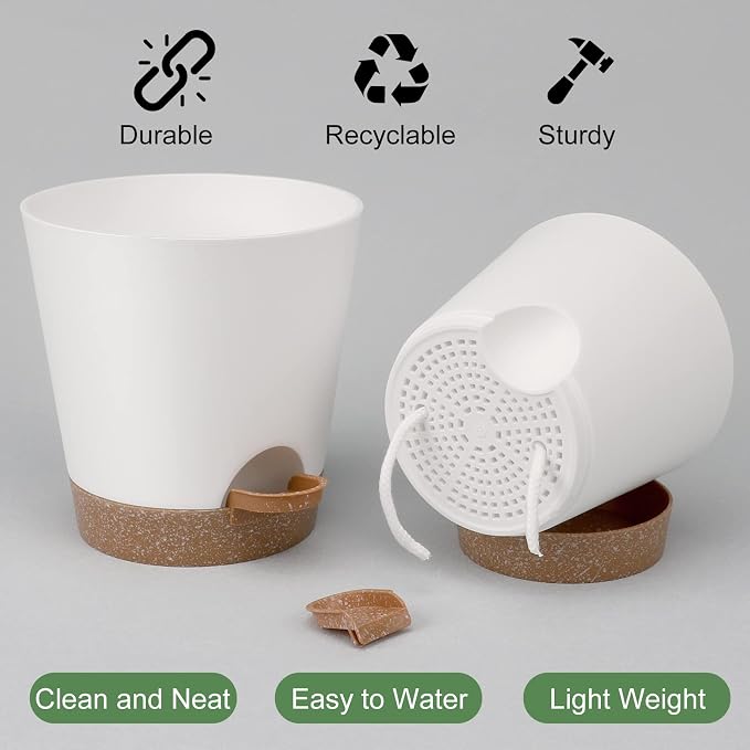 YNNICO Indoor Self Watering Planters - Image 3