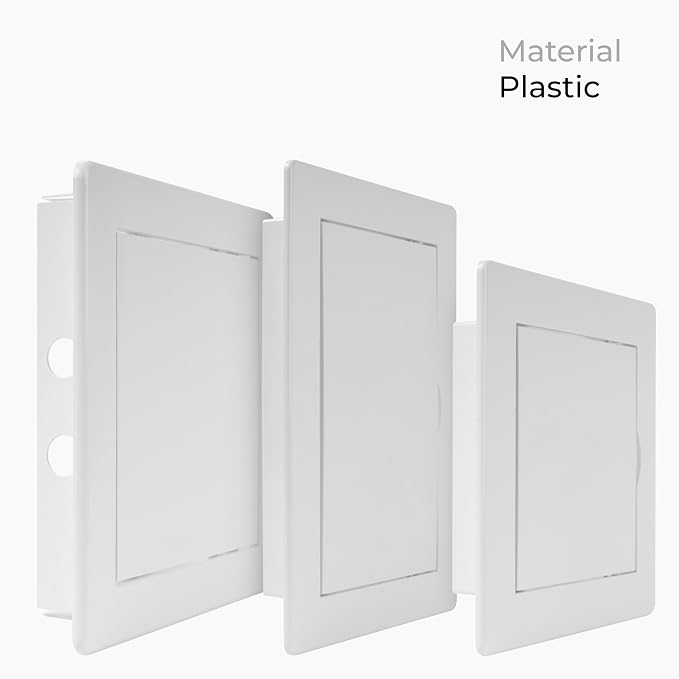 4x6 Inch White Access Panel for Drywall – ABS Plastic Square Wall, Ceiling - Image 7
