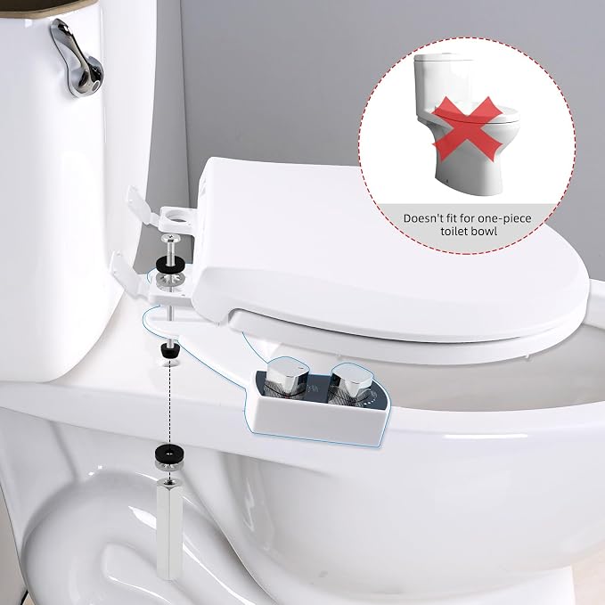 Universal All-Metal Toilet Seat Bolt, 3.74" Extra Long Toilet Screws - Image 6