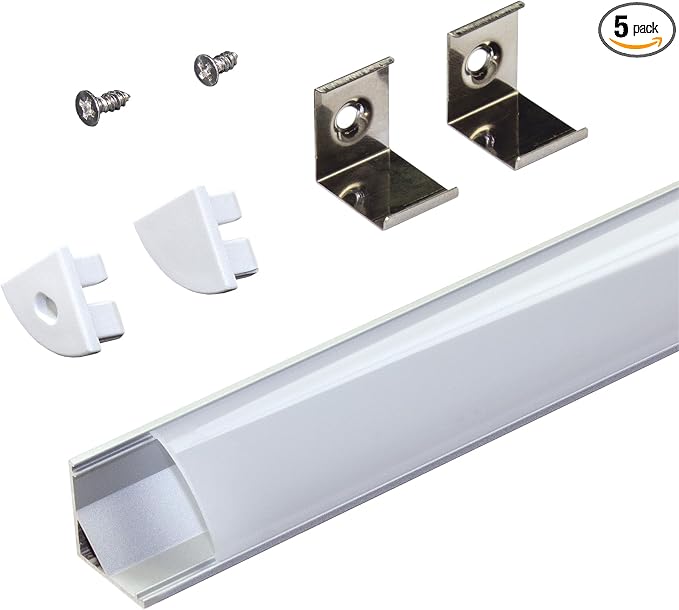 Armacost Lighting LED Tape Light Mounting Channel, Corner Mount by ArmacostLighting