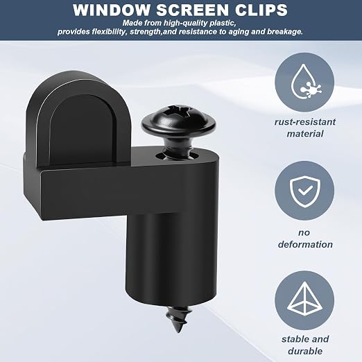 12-Pack 3/8 Inch Offset Window Screen Clips - Image 3