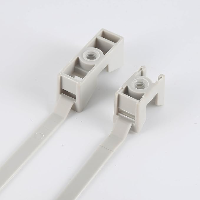 7" Saddle Mounting Zip Tie, Pipe Bracket Clamps, Pipe hanger, - Image 5