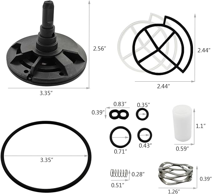 7238468 Water Softener High Flow Valve Rotor Kit - Image 7