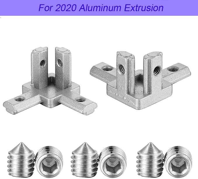 8Sets 3-Way End Corner Bracket Solid Connectors - Image 6
