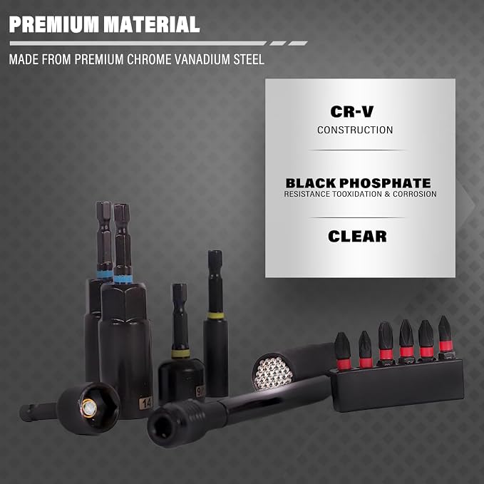 80PSC Magnetic Nut Driver Set Metric & SAE - Image 4