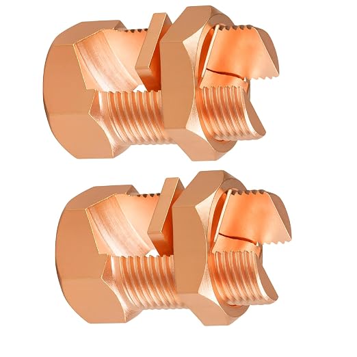 5 PCS TJ-16 Split Bolt Wire Connector, Copper Alloy Ground Wire | Durable - Image 7