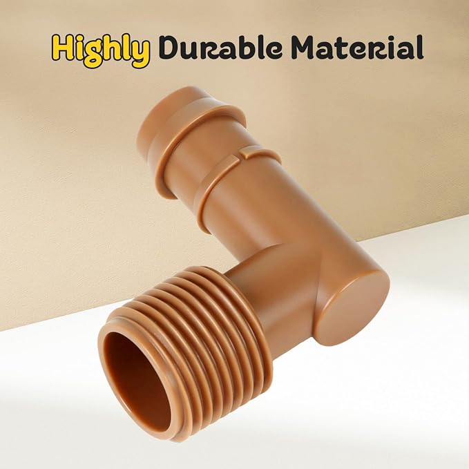 PVC to Drip Irrigation Adapter, 1/2" PVC Male Pipe Thread x 1/2" Drip - Image 6
