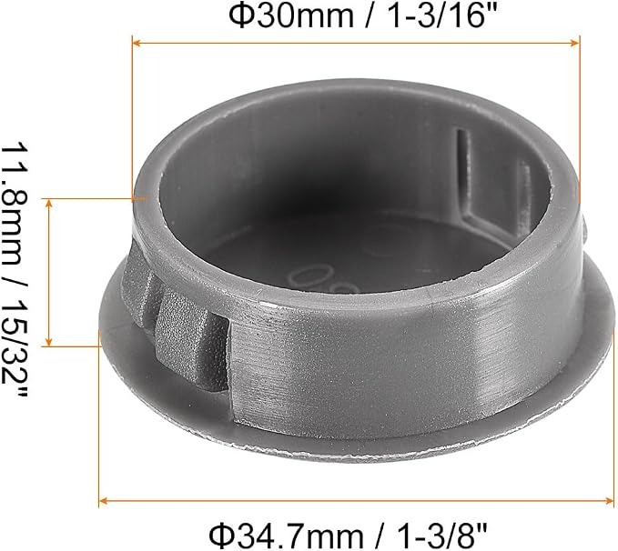 uxcell 1-3/16" Plastic Hole Plugs - Image 2