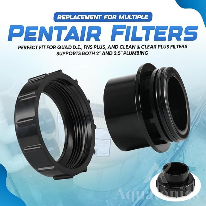 Black Pool Valve Adaptor Replacement 270100 Kit - Image 4