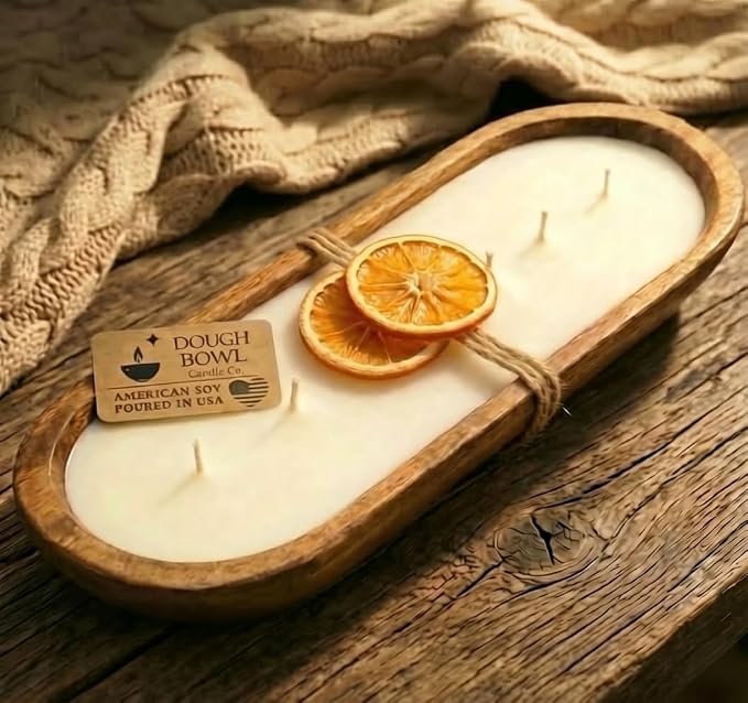 Dough Bowl Candle Co. Orange Candles by Dough+Bowl+Candle+Company