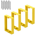 4 Pack 1/2 Inch ABS Outlet Box Extender by YQSIYU