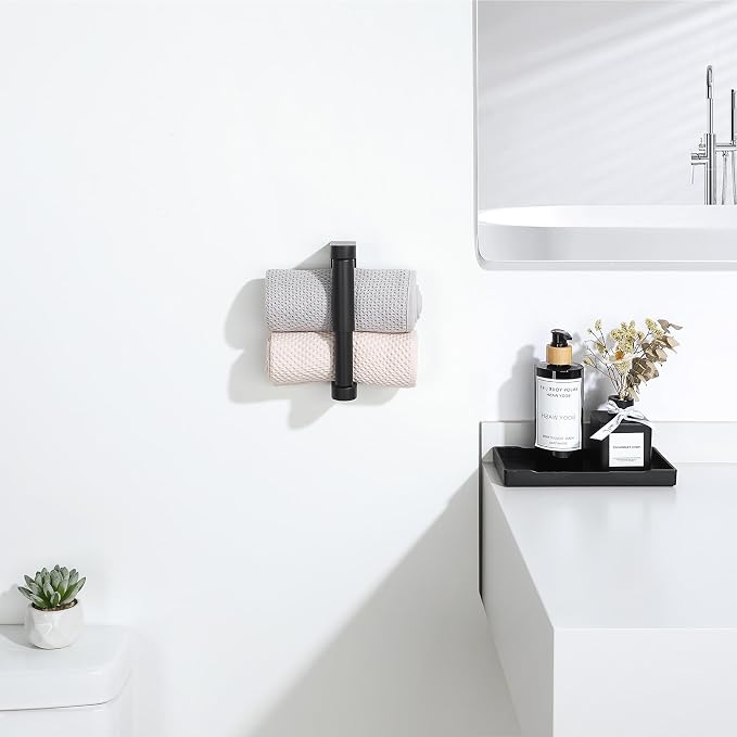 Alise Black Toilet Paper Holder Wall Mounted - Image 8