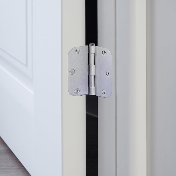 Design House Interior Door Hinge, Brushed Chrome | 5/8" Radius, Traditional - Image 9