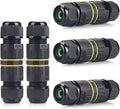 IP68 Waterproof 2 Way 2 Pin Junction Box Electrical Cable Connector, 5 Pack 24A by Thereisnofuturewithouthighqualityproducts