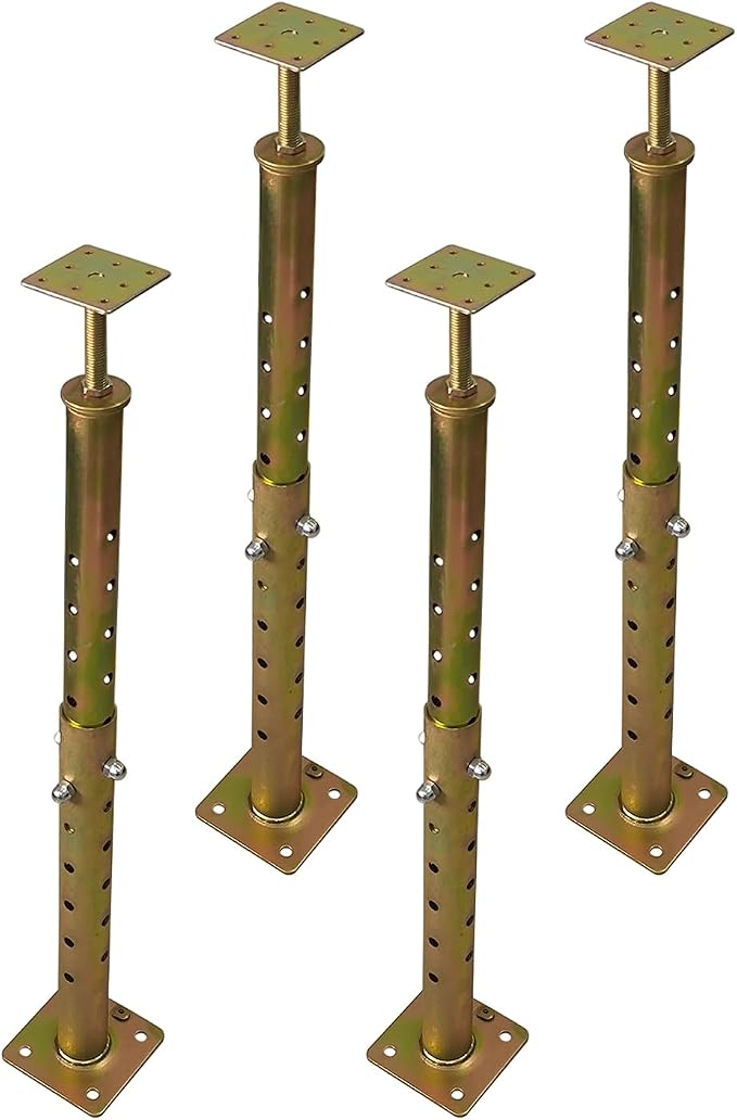 4 Pack House Floor Joist Support Jack 19.5"-34.5" Adjustable - Image 2