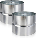 4 Inch Galvanized Metal Vent Duct Connector, Dryer Pipe Connection | by VKQ