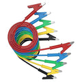 5pcs Alligator Clips Electrical Test Leads Dual Ended Crocodile Wire Cable by CZJZDZ
