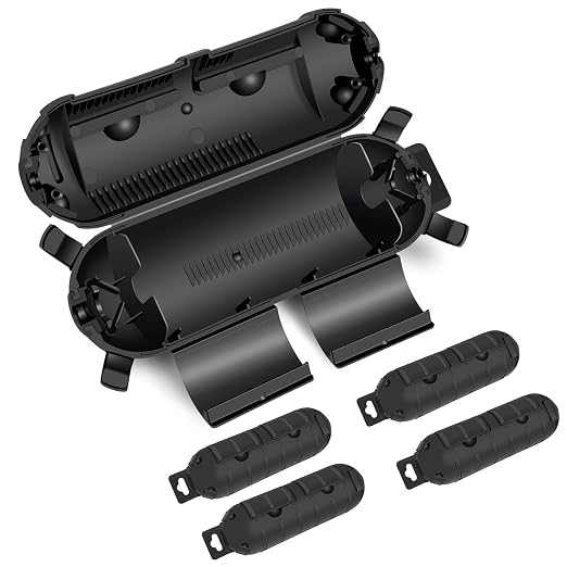 NineLeaf 5PK Outdoor Extension Cord Safety Cover, Weather Resistant Extension by NineLeaf