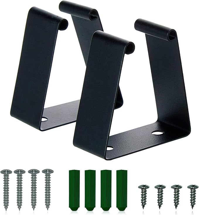 Heavy Duty Metal Power Strip Surge Protector Mounting Brackets, Compatible by opentron