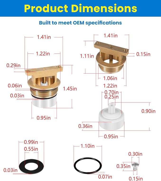 B-0969-RK01 Vacuum Breaker Repair Kit - Image 5