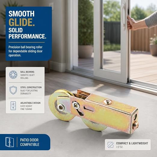 Prime-Line D 1754 1-1/2 In. Steel Ball Bearing Sliding Door Roller - Image 6