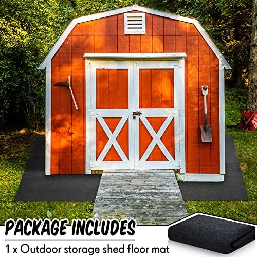 Shed Floor Mat 10 x 10 ft, PE Backing - Image 3