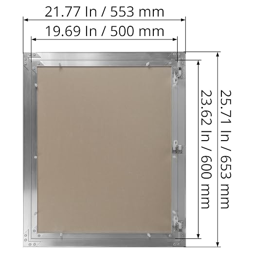 20" x 24" Waterproof Drywall Access Panel, Tileable and Paintable Ceiling and - Image 5