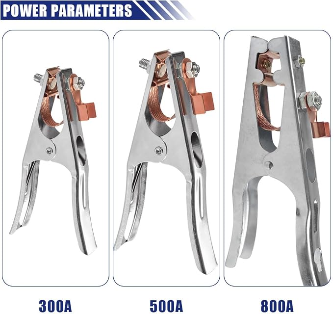 2PCS 500A Welding Ground Clamp, Manual Welder Electrode Clamp, Welder Ground - Image 5
