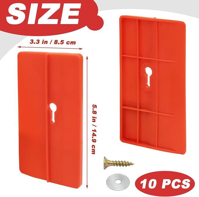 10 Pcs Drywall Fitting Tool Support The Plaster Board in Place While Installing - Image 2