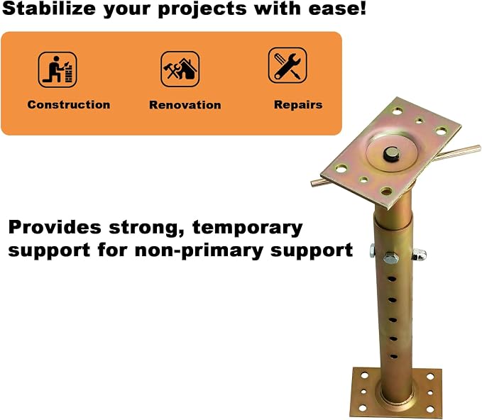 Adjustable House Jacks Floor Joist Support 19.7"-35.8" - Image 7