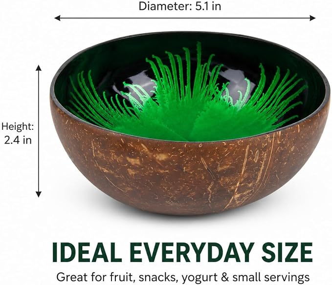 Natural Coconut Bowl Key Decorative - Image 2