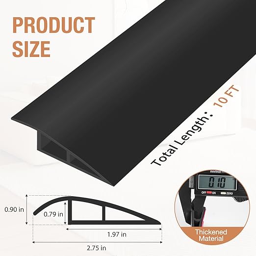 Floor Transition Strip Self Adhesive Vinyl Door Threshold Strip | Rubber - Image 5