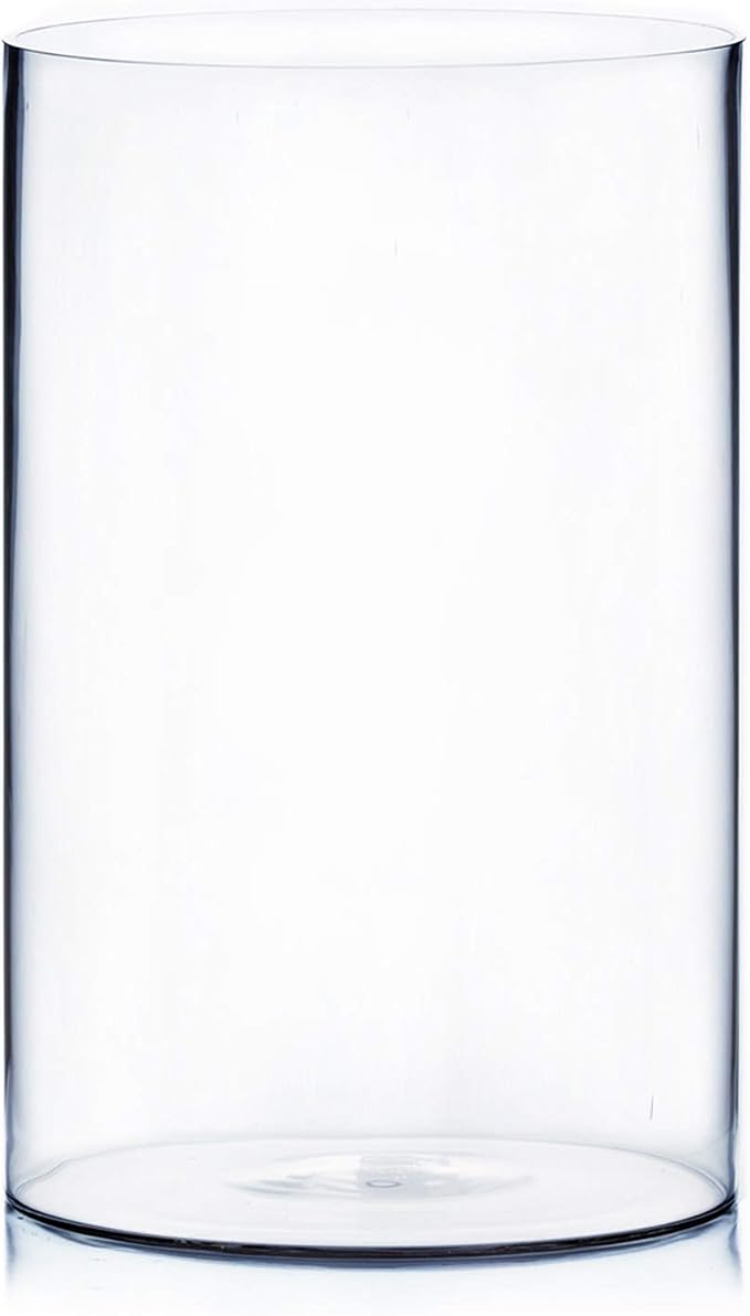 WGV Cylinder Vase, Width 10", Height 16", Floral Container, Planter Terrarium by WGVInternational-OpusGlassware