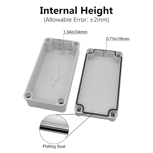 Junction Box IP67 Waterproof Dustproof ABS Plastic Project Box - Image 4