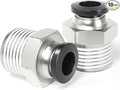 TAILONZ PNEUMATIC Male Straight 8mm Tube OD x 1/2 Inch NPT Thread Push to by TAILONZPNEUMATIC
