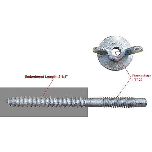 30 Pack 1/4"-20 x 2-1/4" Hurricane Anchor Kit, Hardware Installation Guide - Image 6