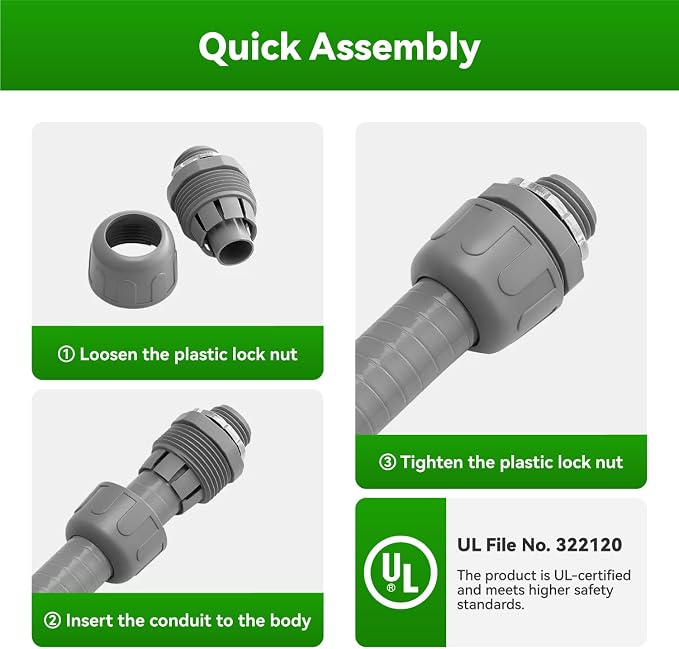 75 Foot Liquid-Tight Conduit Kit - Image 3