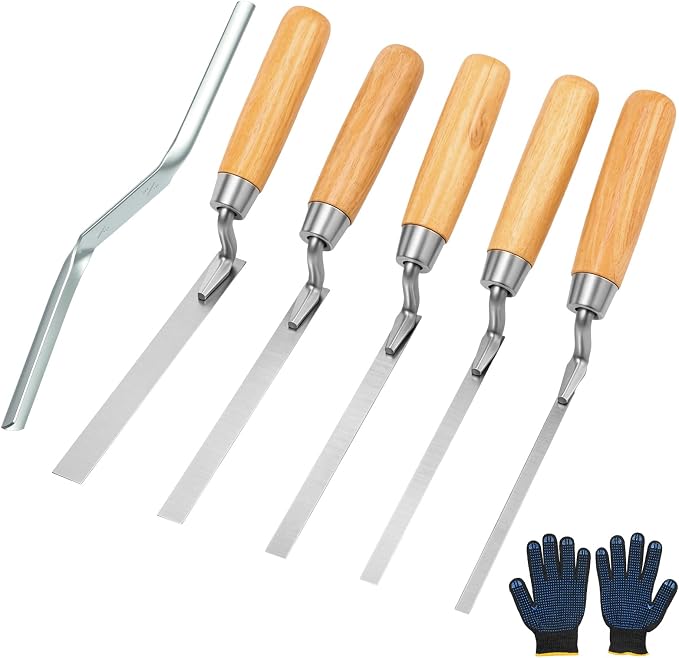 5Pcs Masonry Grout Trowel Set 6-15mm by NEMTMCUA