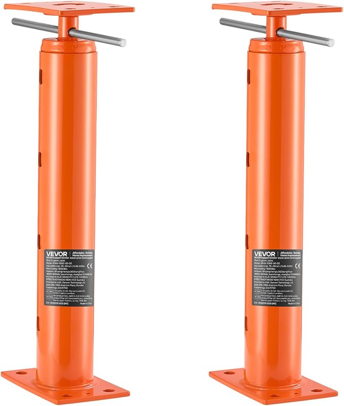 VEVOR House Floor Jacks, 2 Pack 19-36 Inch Height Range, 18000 lbs Max Load - Image 9