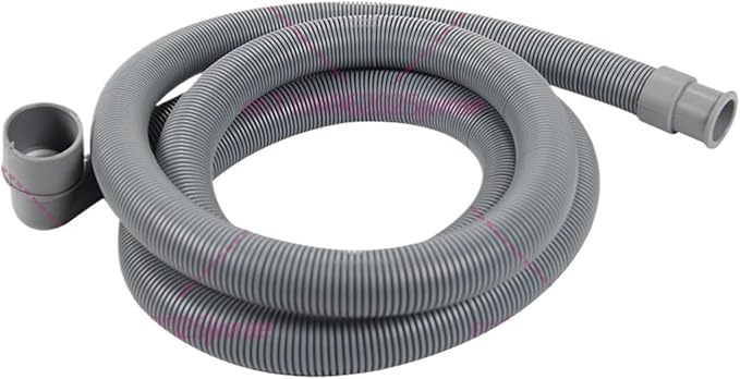 2m Drain Hose Extension for Automatic Drum Washing Machines | Flexible outlet by Unknown
