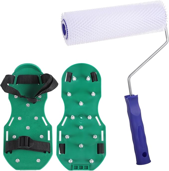 Spiked Roller and Shoes Kit, 9 in Screed Spiked Roller - Image 6