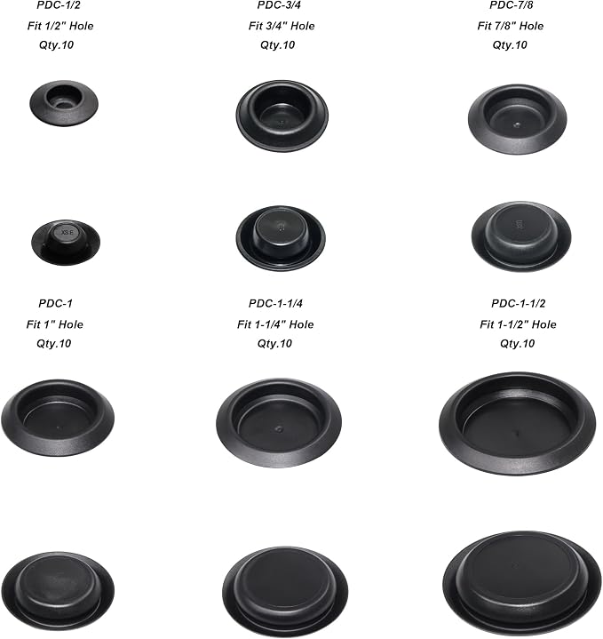 108pcs Plastic Plugs for Round Holes - Image 3