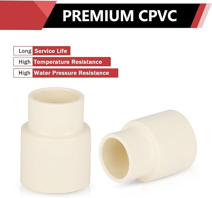 20 Pack EFIELD CPVC Coupling Adapter Fittings, - Image 5