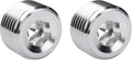 3/8 NPT Male Thread Allen Head Socket Pipe Plug Fitting Aluminum Silver by Podavelle